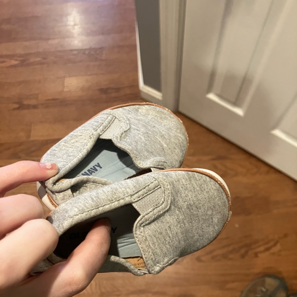 Old Navy Kids Gray Slip-On Shoes